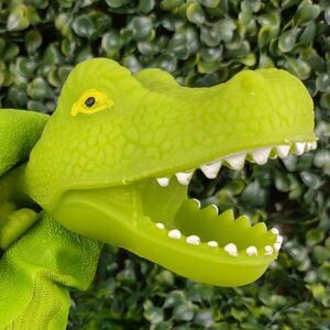 Tyrannosaurus Rex Dinosaur Squishy Toy Figure Squeezable T-Rex Dino Sand Green